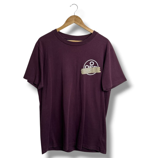 Off-white Graphic T-shirt Purple Large
