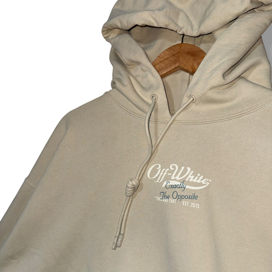 Off-white Hoodie Beige