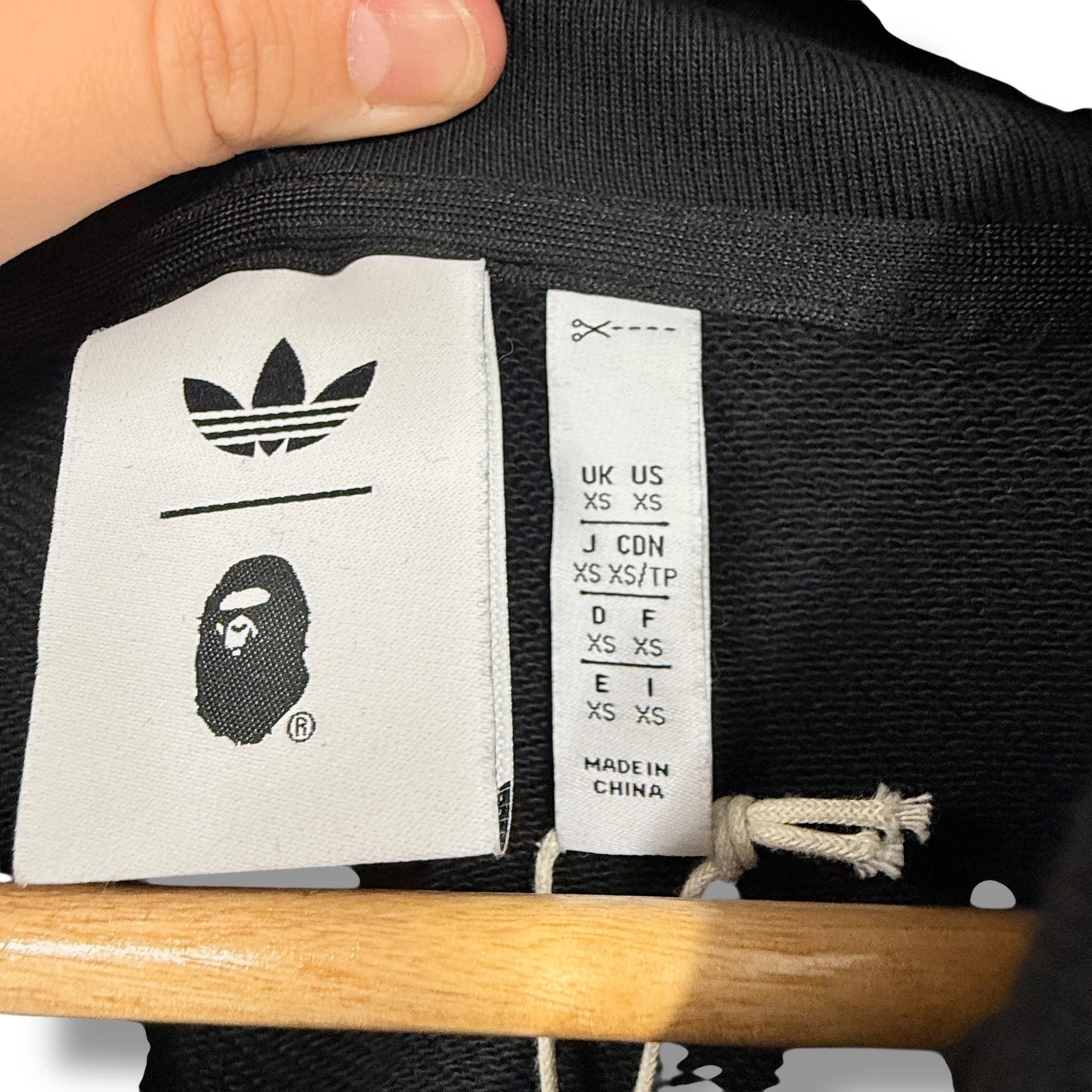 Vintage Bape X Adidas Hoodie