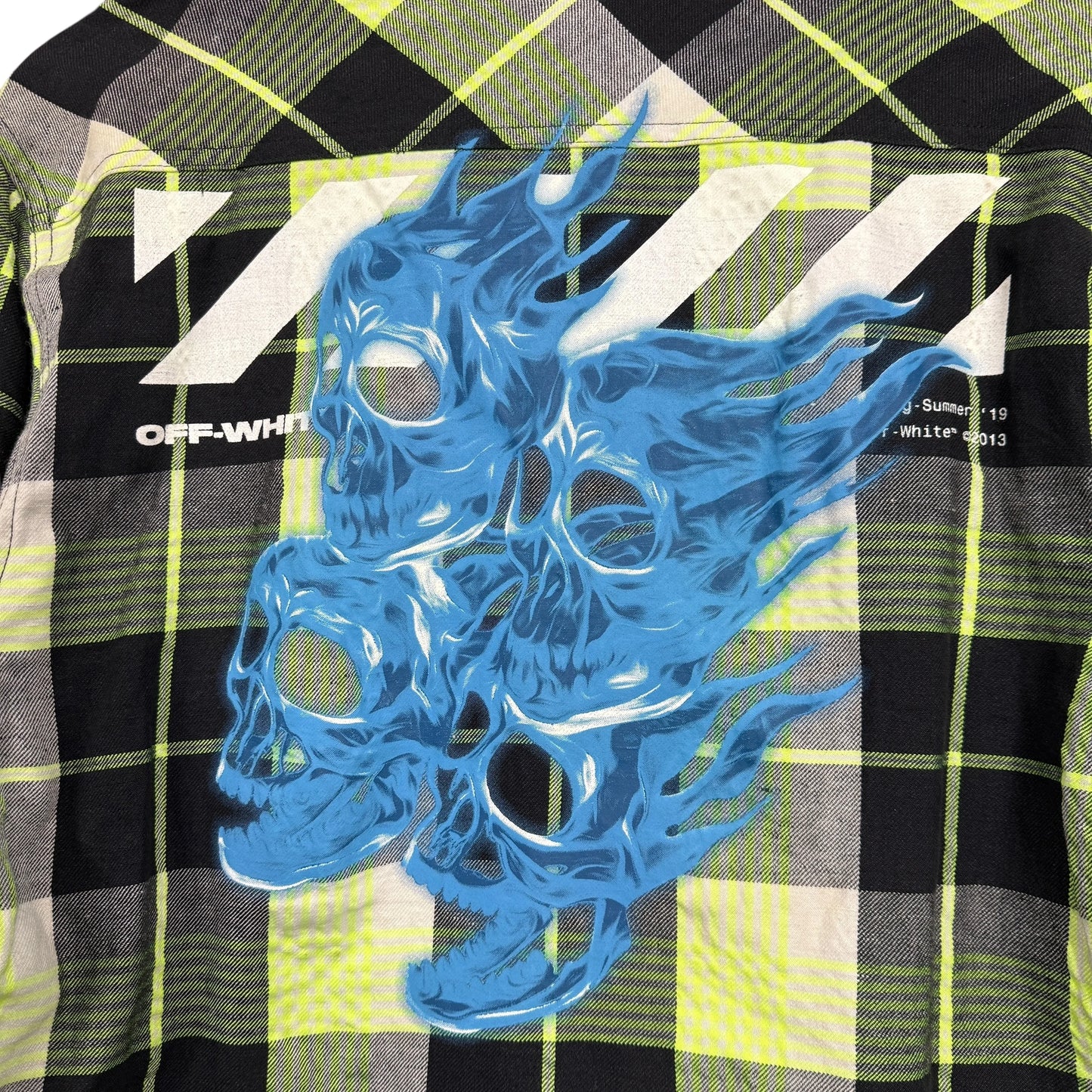 Vintage Off-white Flannel Shirt