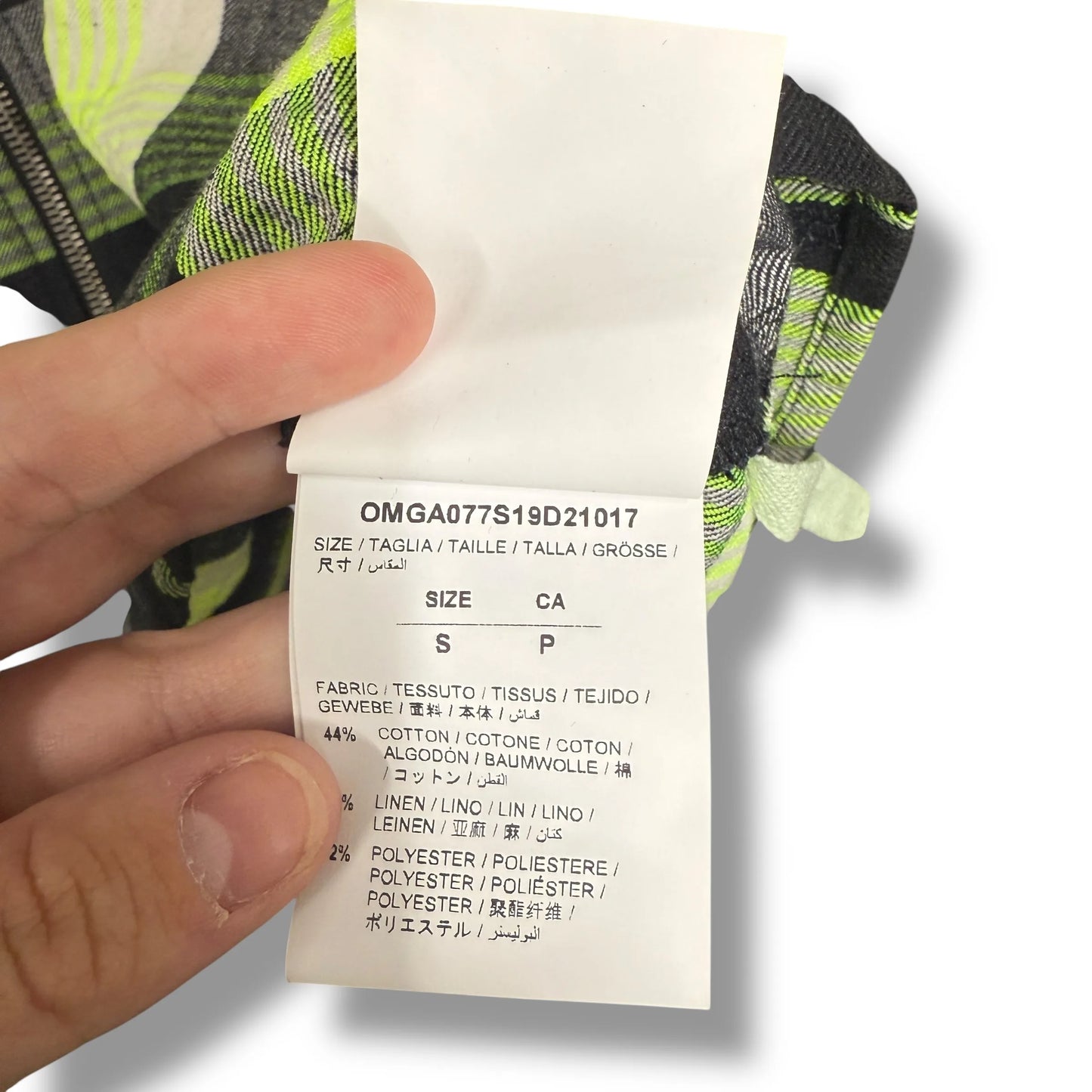 Vintage Off-white Flannel Shirt