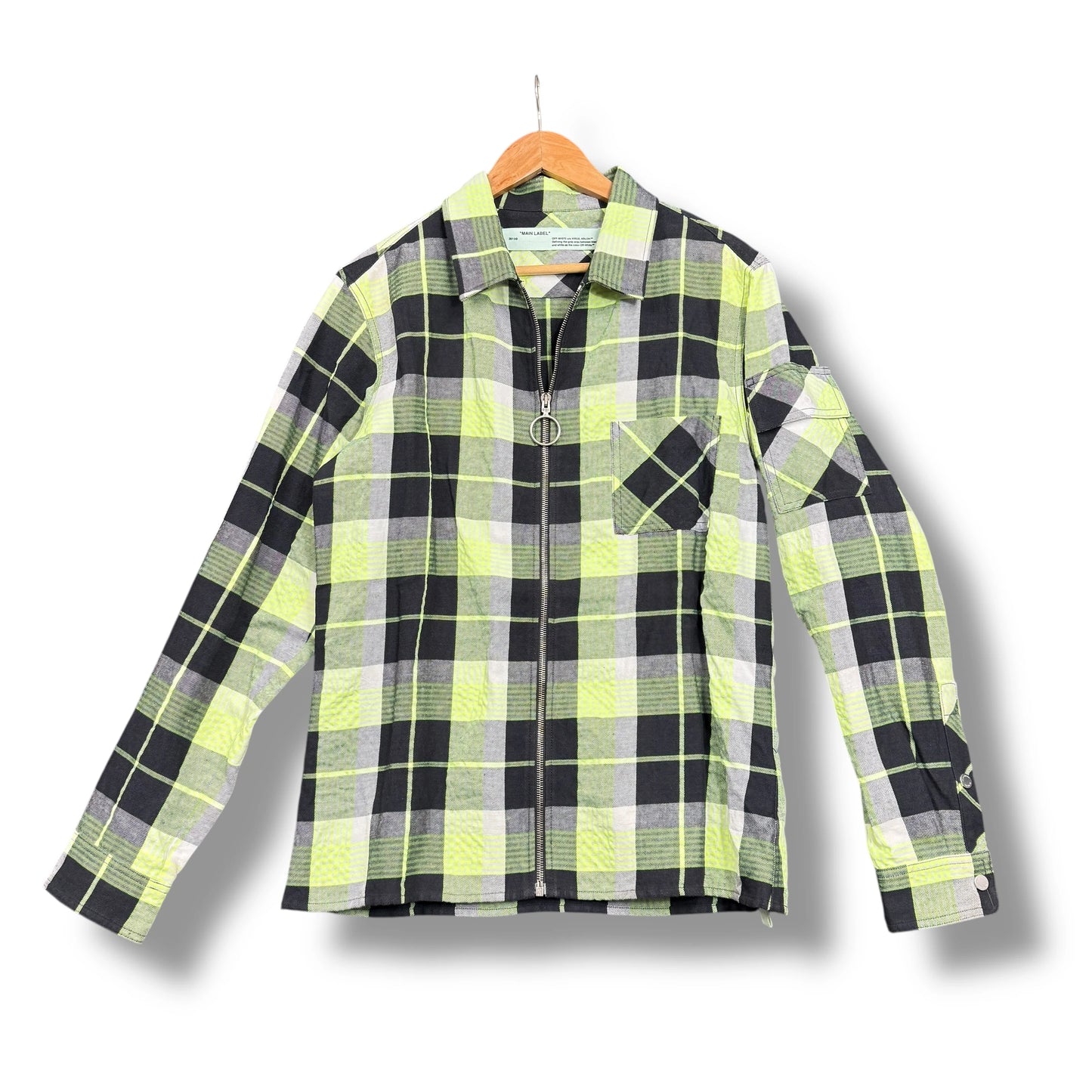 Vintage Off-white Flannel Shirt