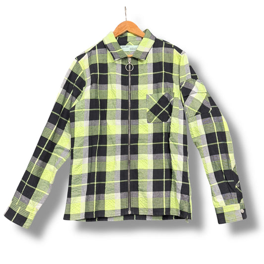 Vintage Off-white Flannel Shirt