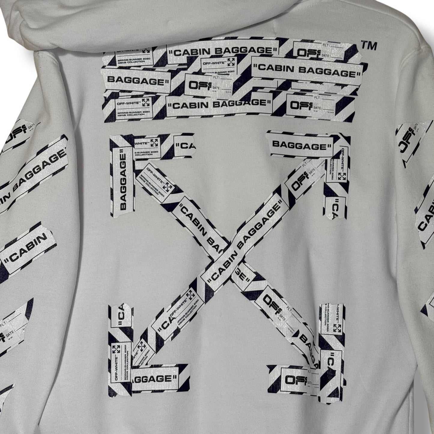 Off-white Hoodie Blue