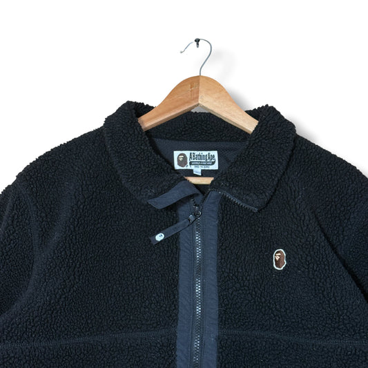 A Bathing Ape Zip-up Hoodie Black