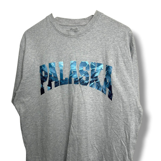 Palace Palaska Graphic T-shirt Grey Large