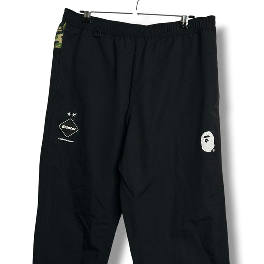 A Bathing Ape x F.C.R.B Track Pants Black Medium
