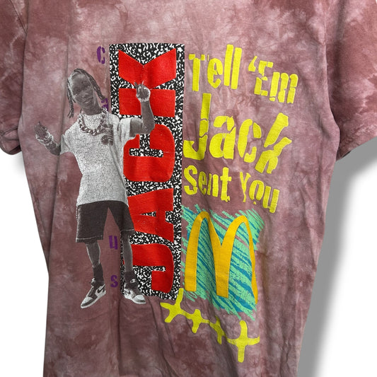 Travis Scott X Mcdonald's Graphic T-shirt Purple Medium