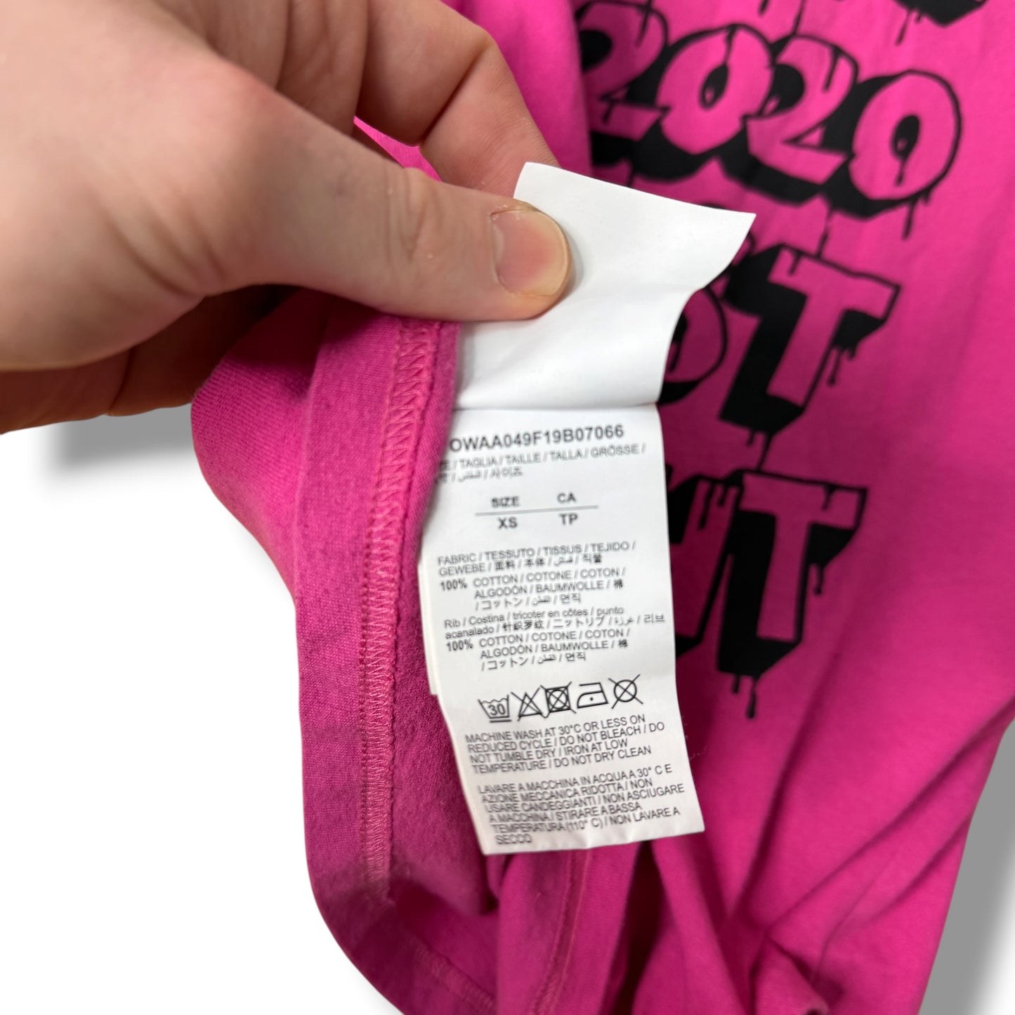 Off-white Graphic T-shirt Pink