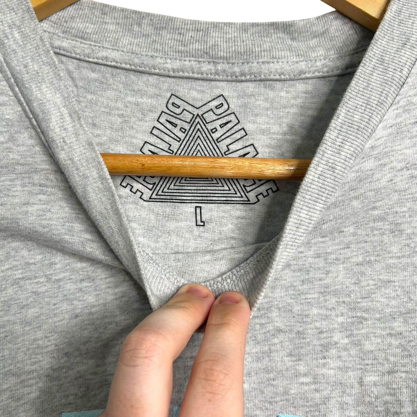 Palace Palaska Graphic T-shirt Grey Large