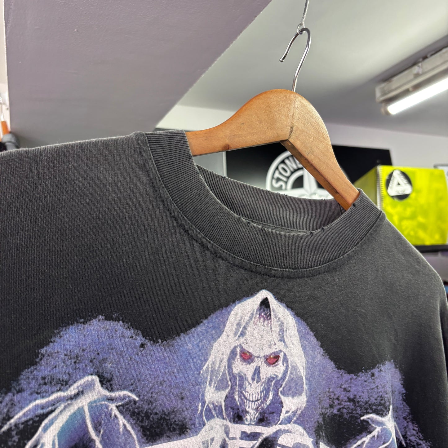 represent t-shirt, XS oversized, grey