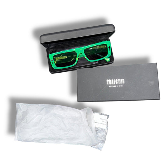 Trapstar Decoded Acetate Sunglasses, Green