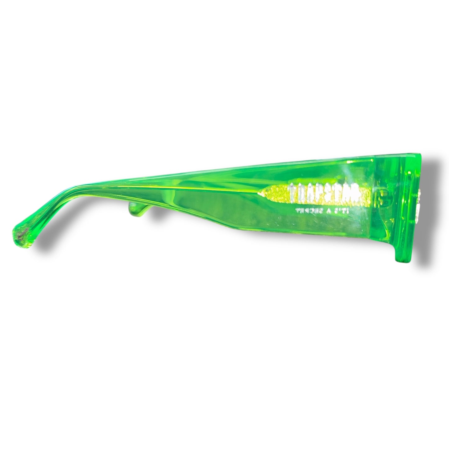 Trapstar Decoded Acetate Sunglasses, Green