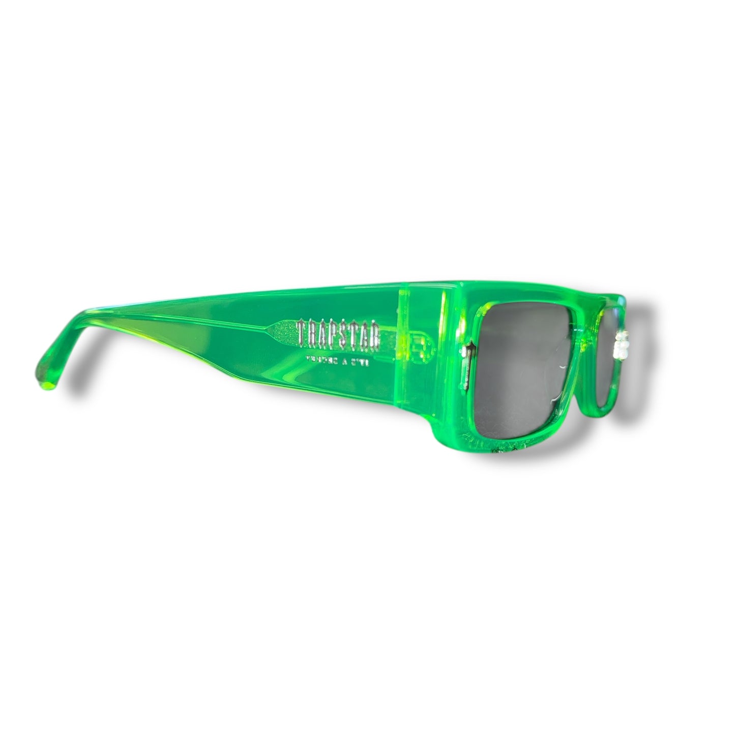 Trapstar Decoded Acetate Sunglasses, Green