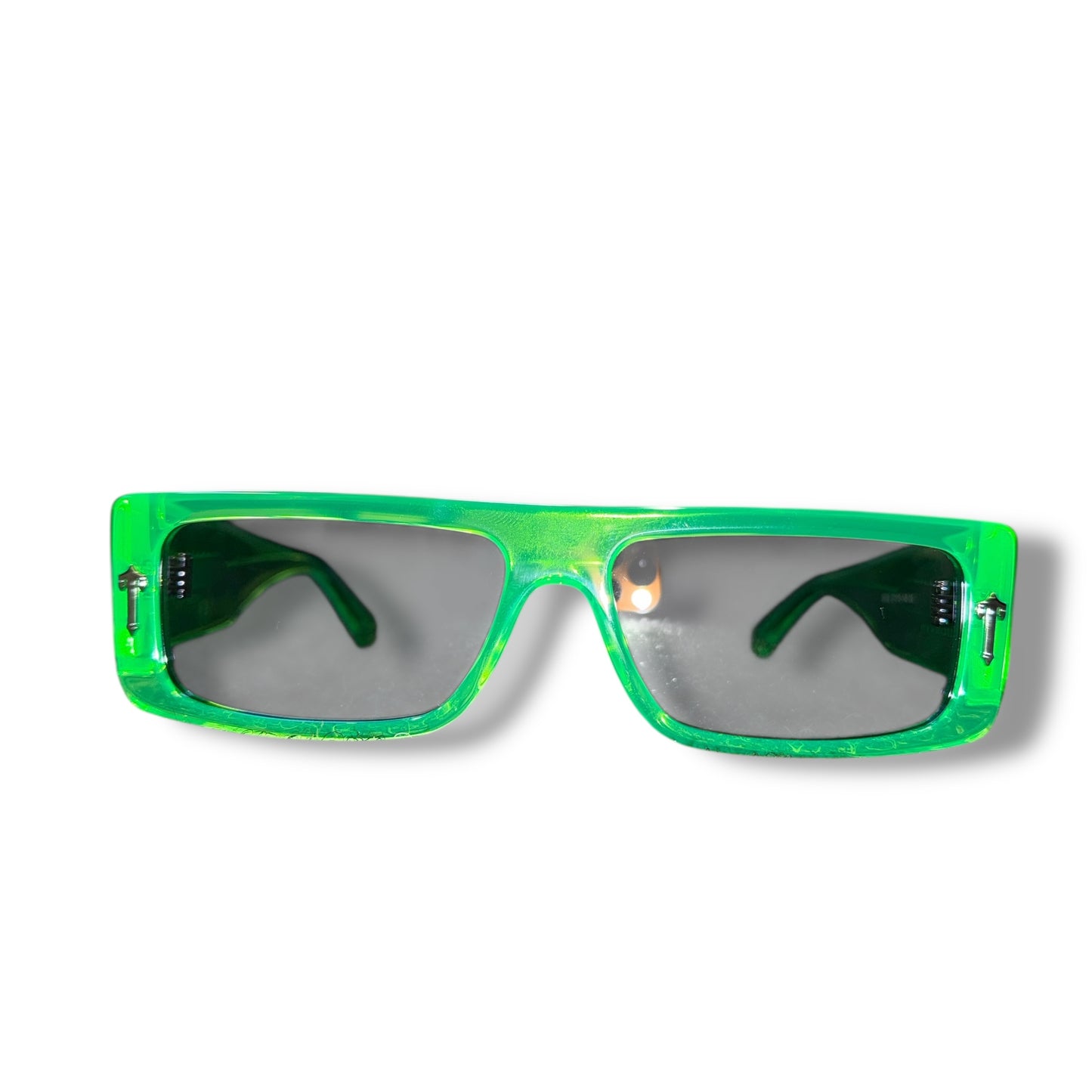 Trapstar Decoded Acetate Sunglasses, Green