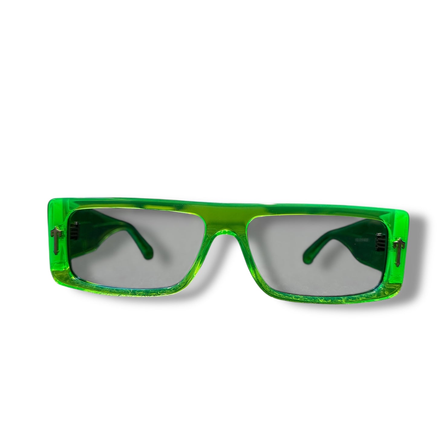 Trapstar Decoded Acetate Sunglasses, Green