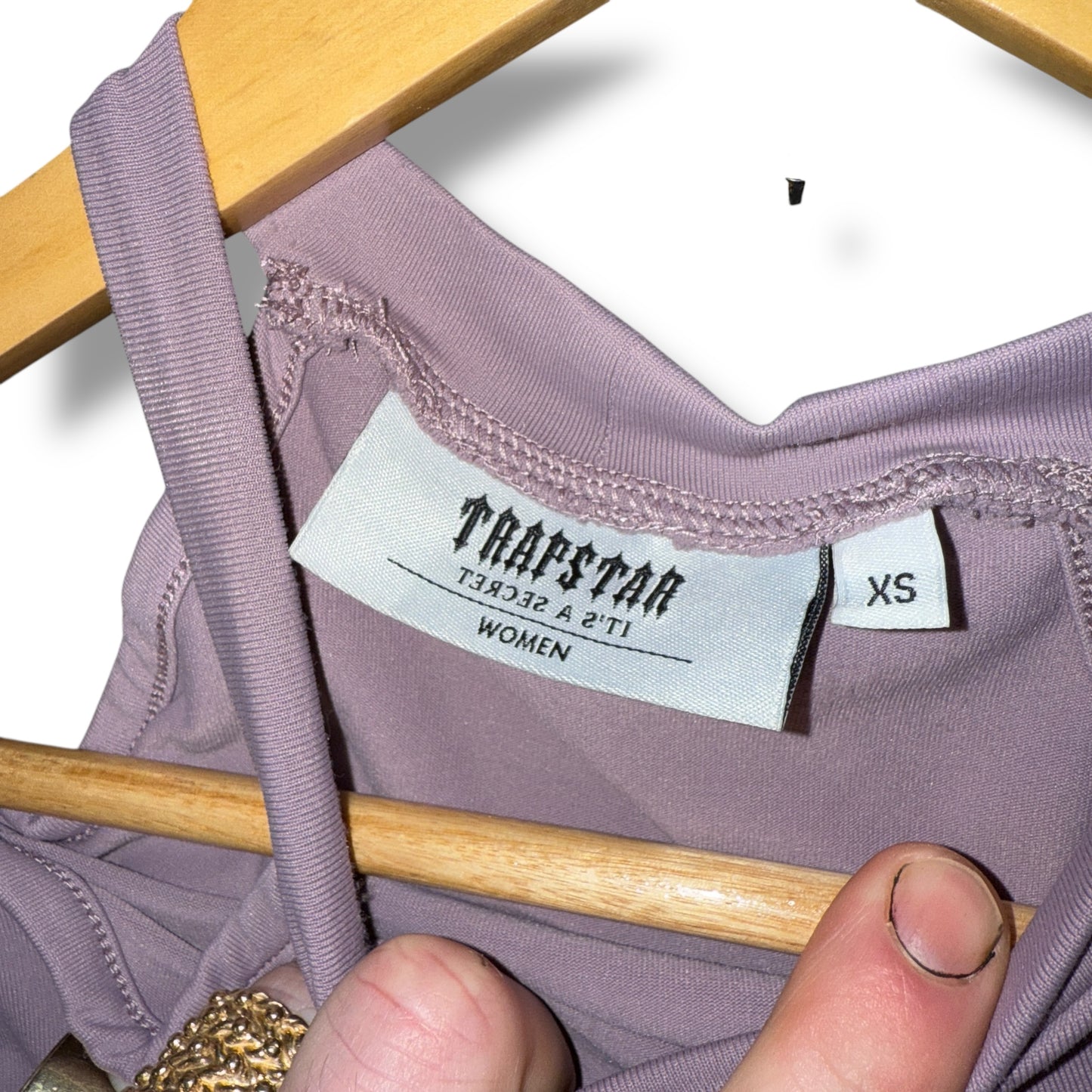 Trapstar Women's Purple Crop-top, extra small