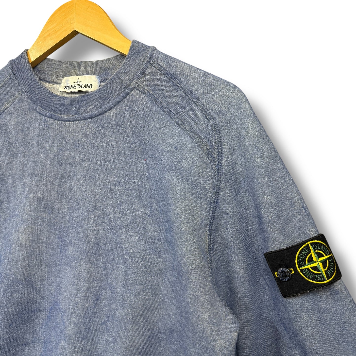 Stone island jumper, acid wash, relaxed small