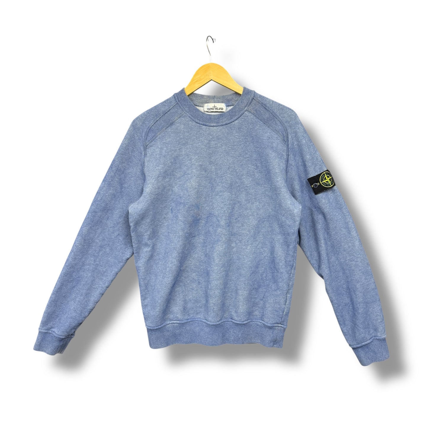 Stone island jumper, acid wash, relaxed small