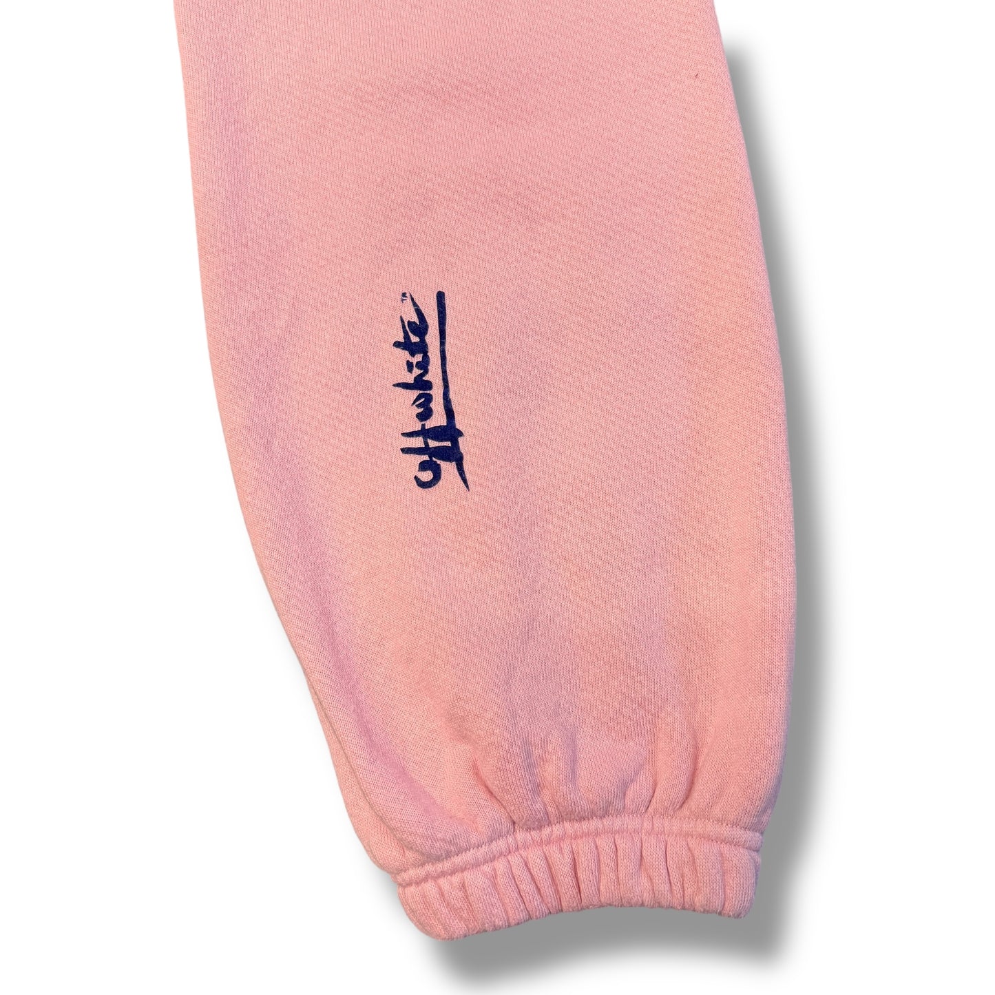 Off-white jogger, small relaxed, pink