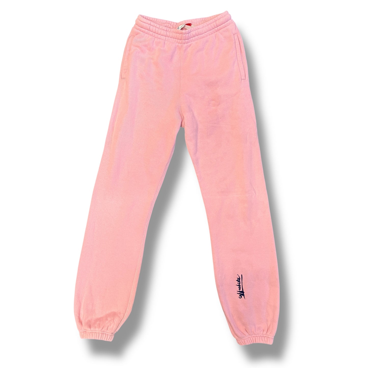 Off-white jogger, small relaxed, pink