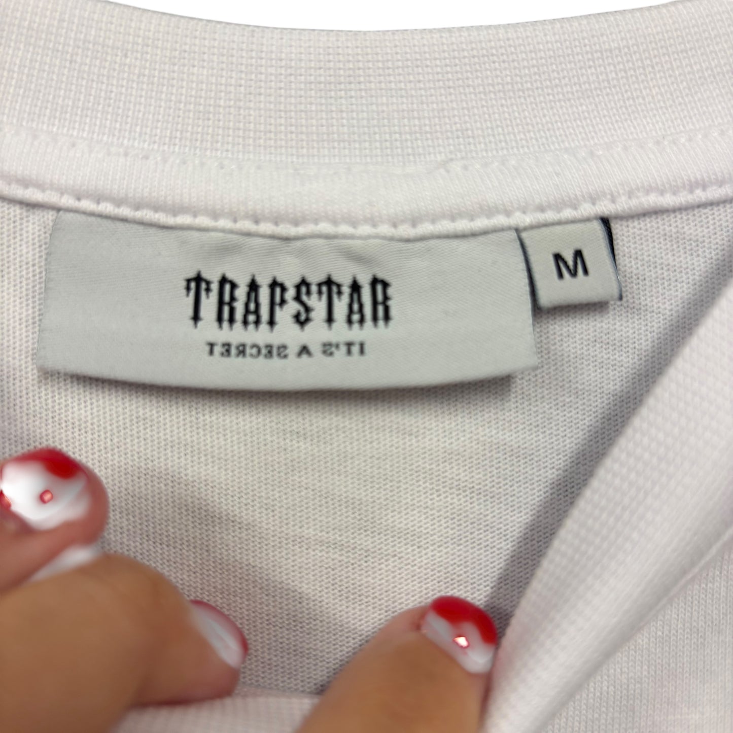 trap star t-shirt, BNWT, relaxed medium, white