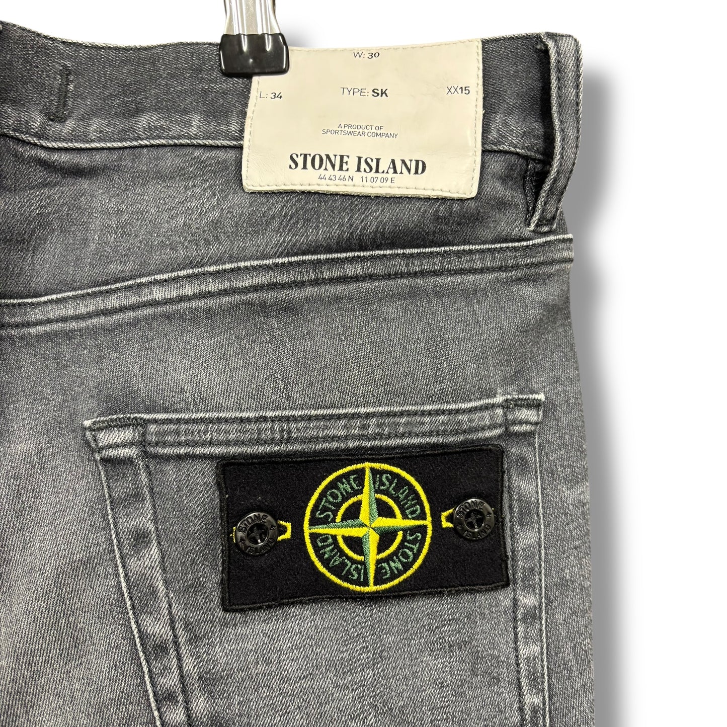 Stone island jeans, 30' x 32' grey