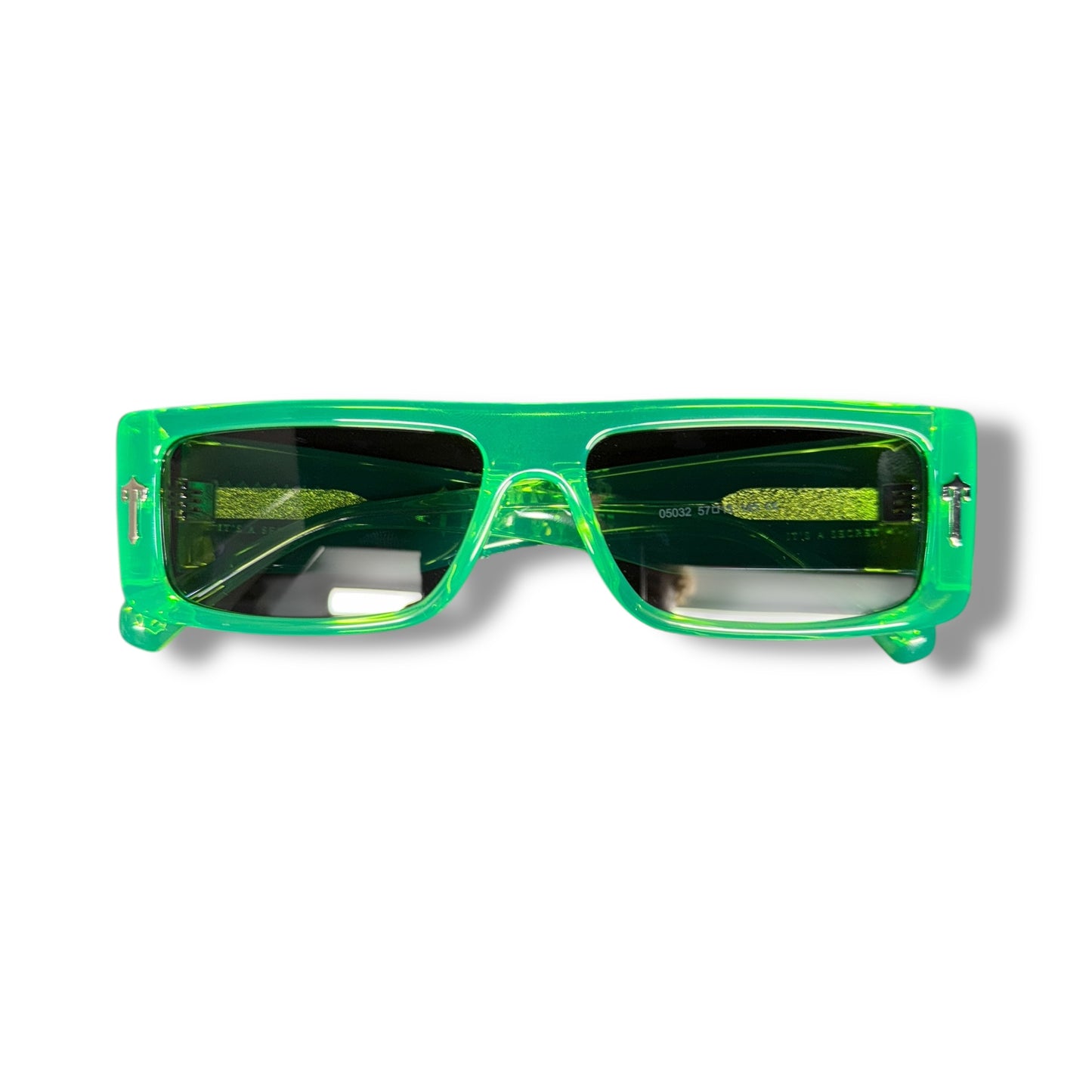 Trapstar Decoded Acetate Sunglasses, Green