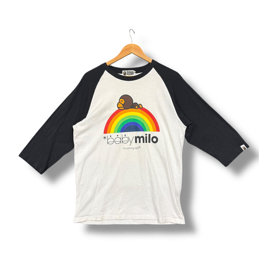 A BATHING APE T-Shirt, black, large relaxed