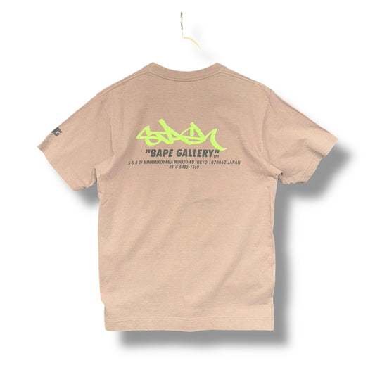 a bathing ape x Stash 2002 “Barcode” Tee, medium beige