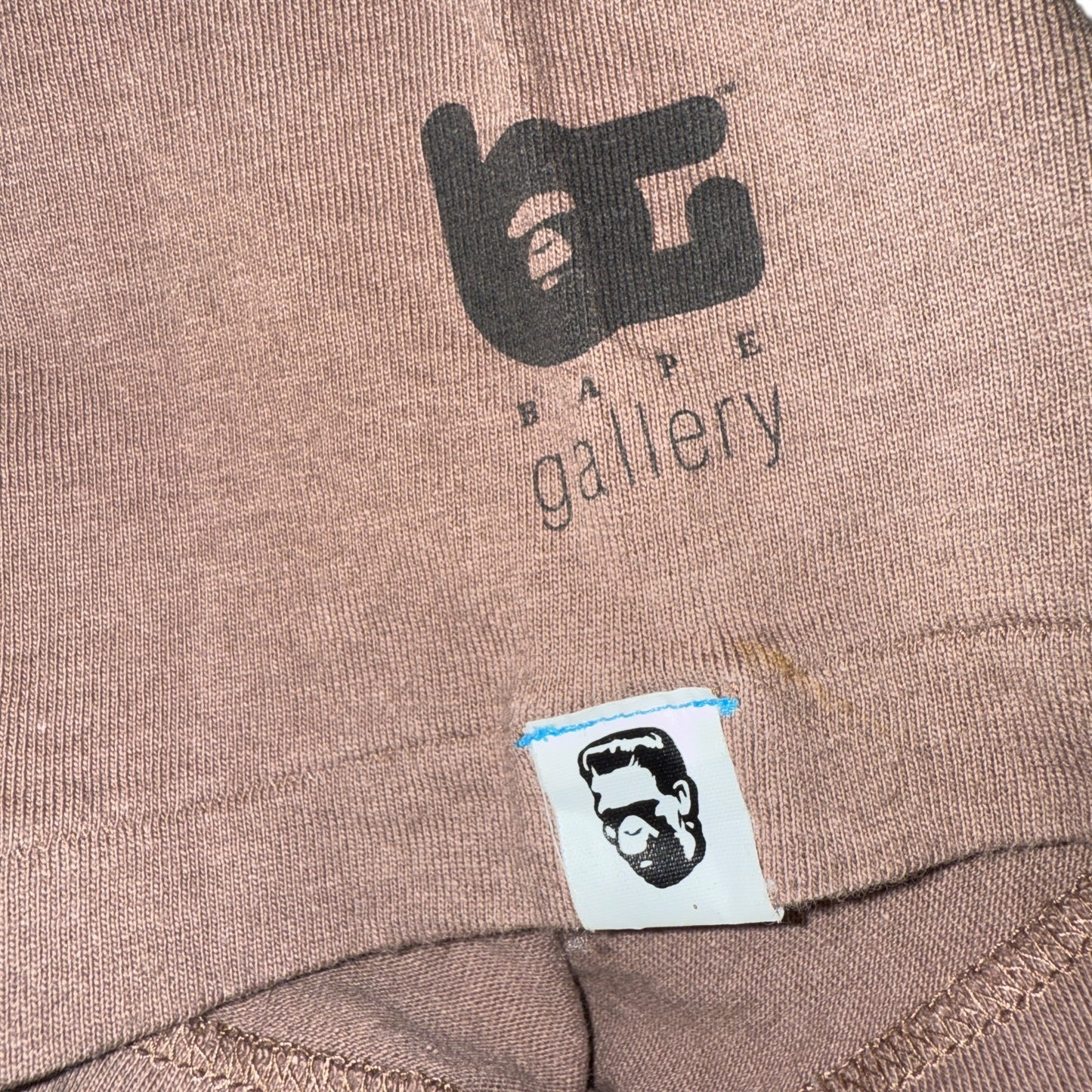 a bathing ape x Stash 2002 “Barcode” Tee, medium beige