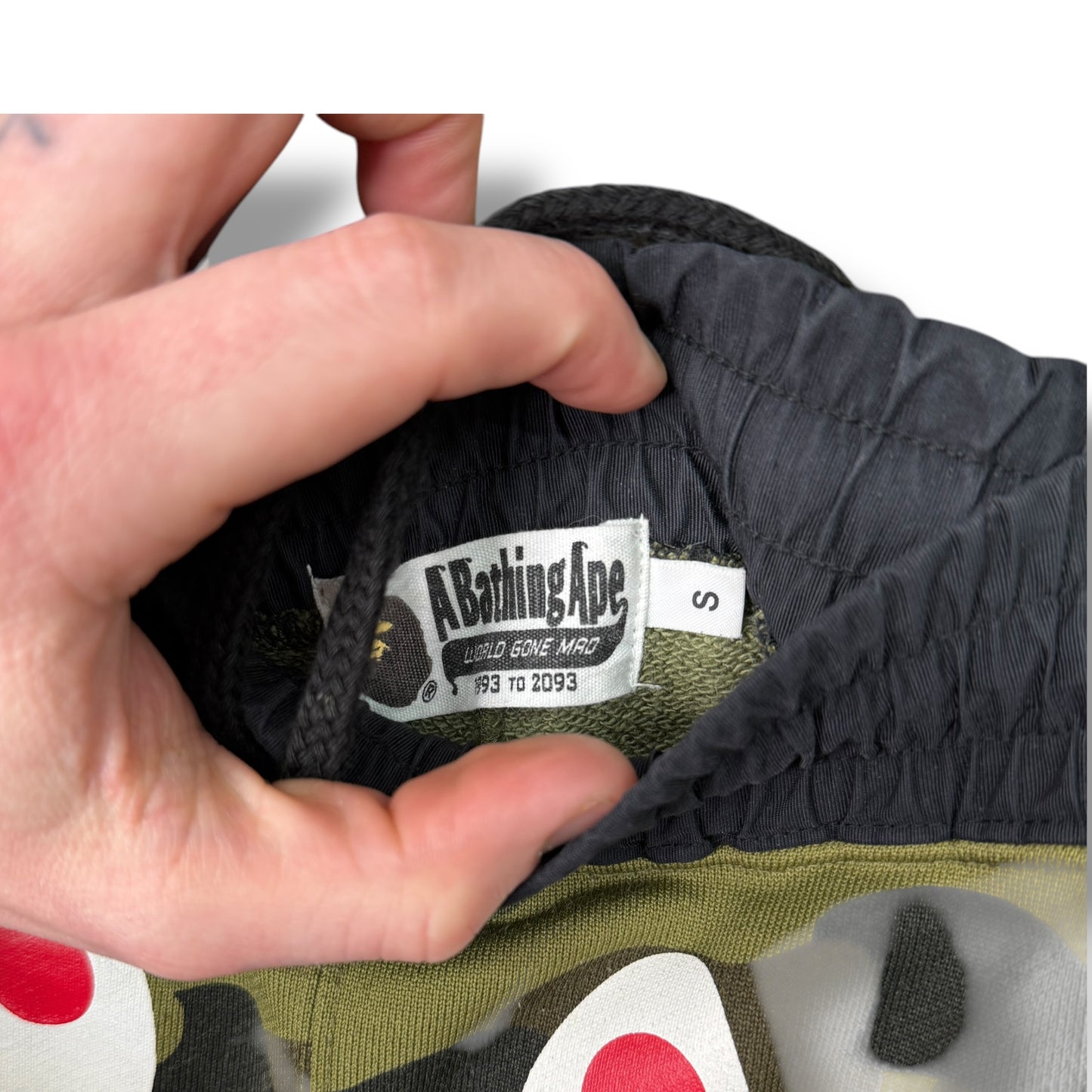 A Bathing Ape Joggers, Multi, Back Design, Small