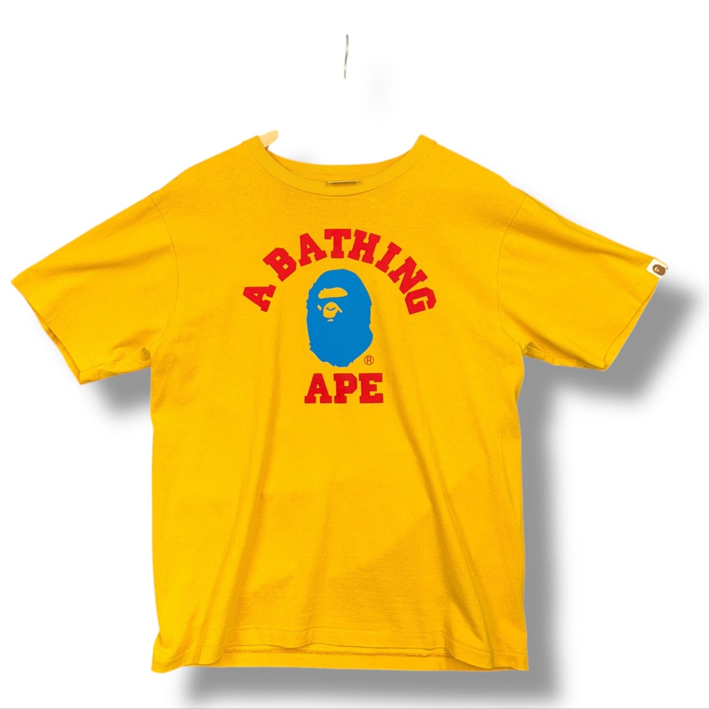 A Bathing Ape T-Shirt, yellow, Front Design, Medium