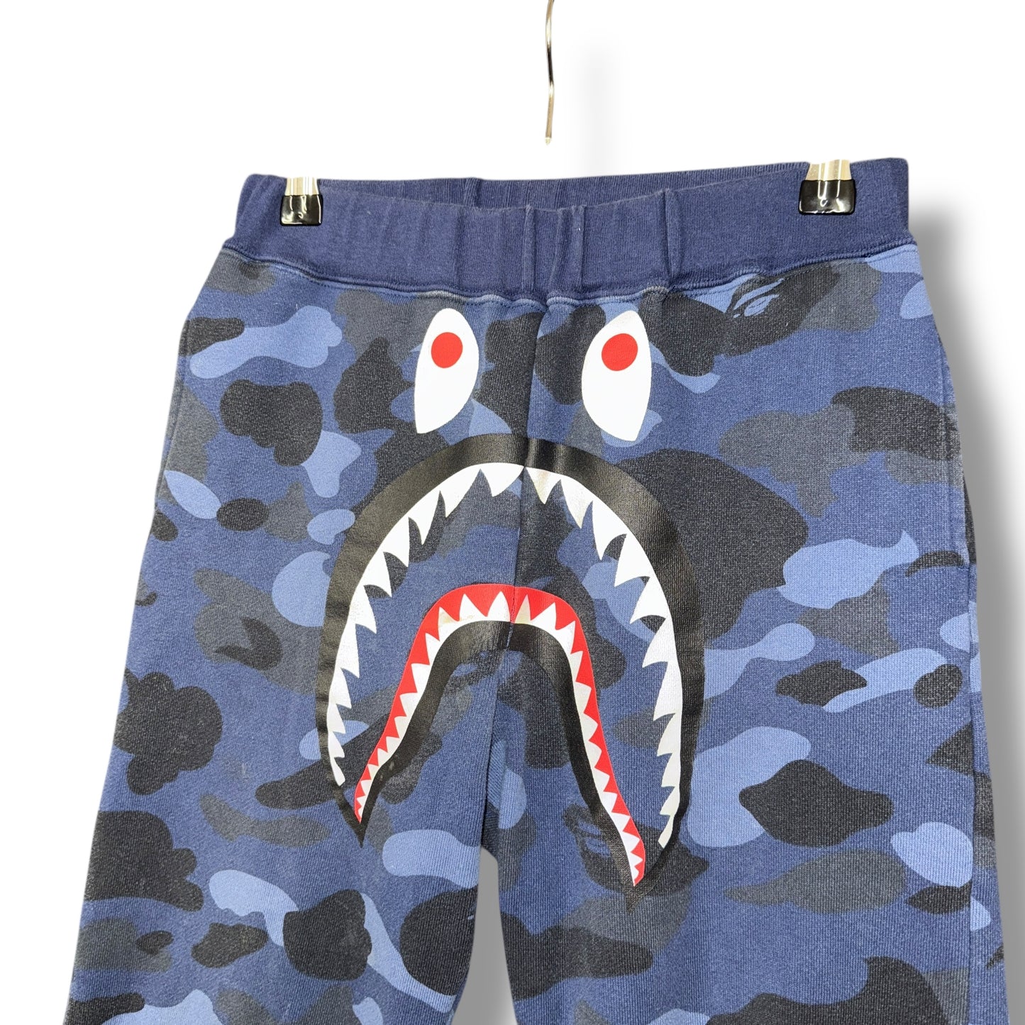 A BATHING APE Joggers, blue, 14 child