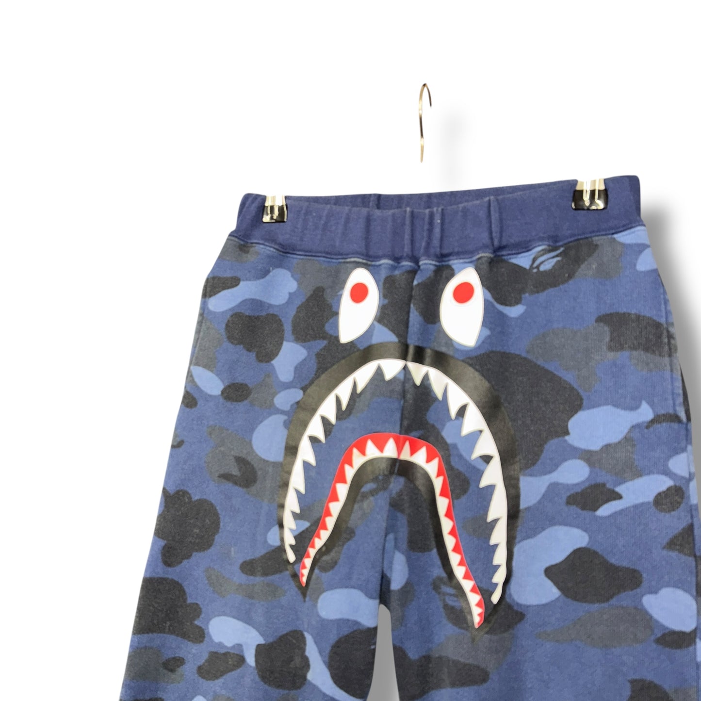 A BATHING APE Joggers, blue, 14 child