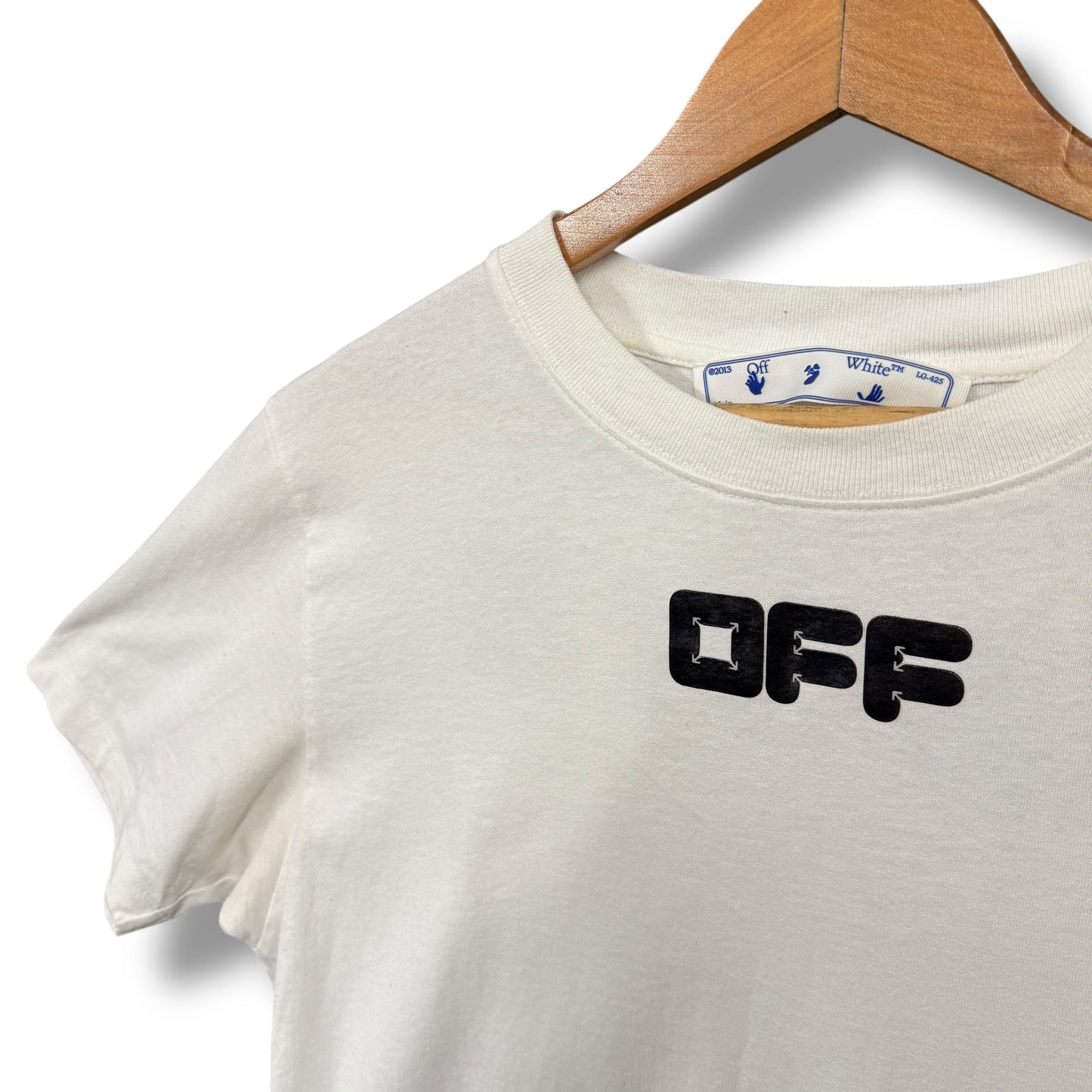 Off-white logo t-shirt, large relaxed