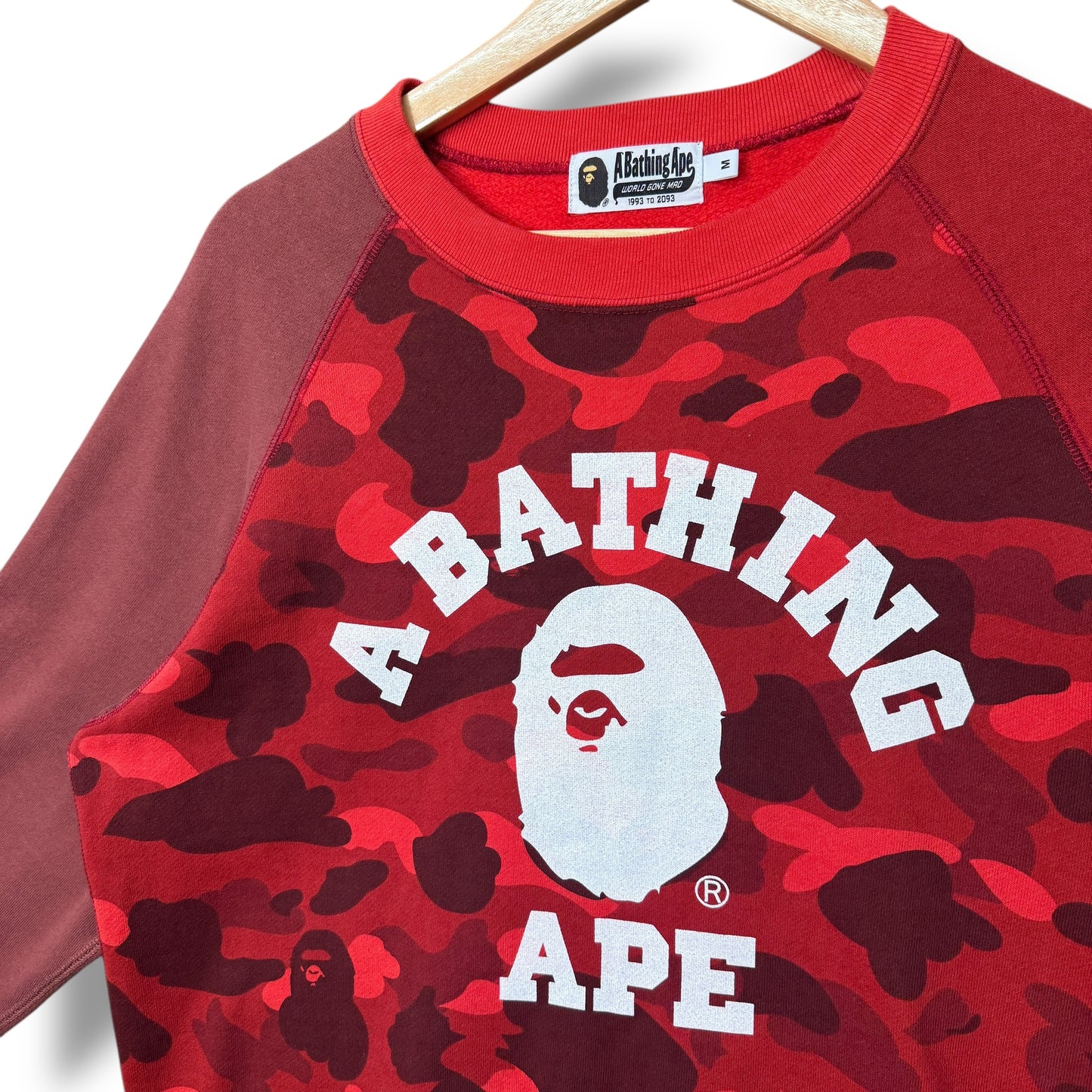 A Bathing Ape Jumper, Red, Front Design, Medium