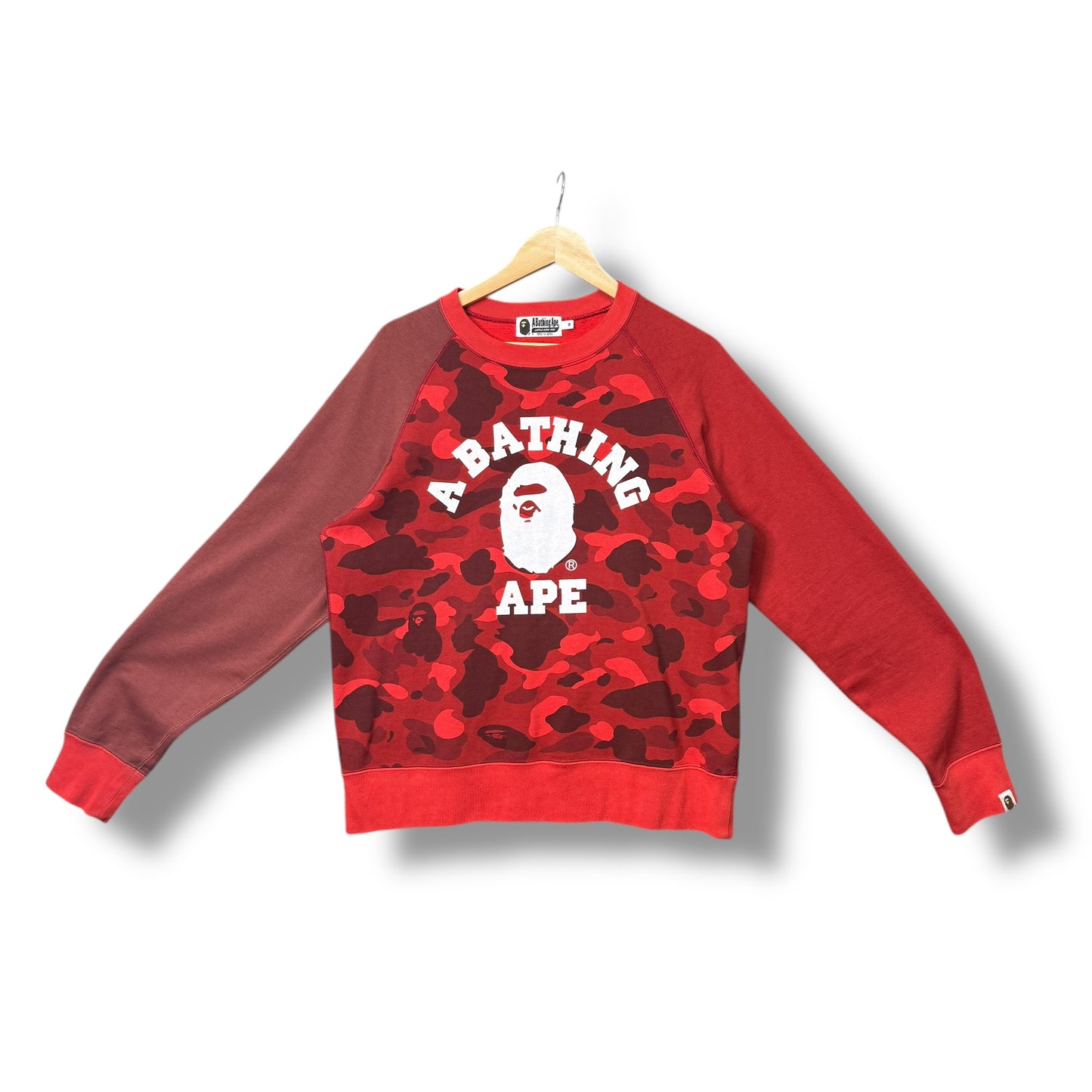 A Bathing Ape Jumper, Red, Front Design, Medium