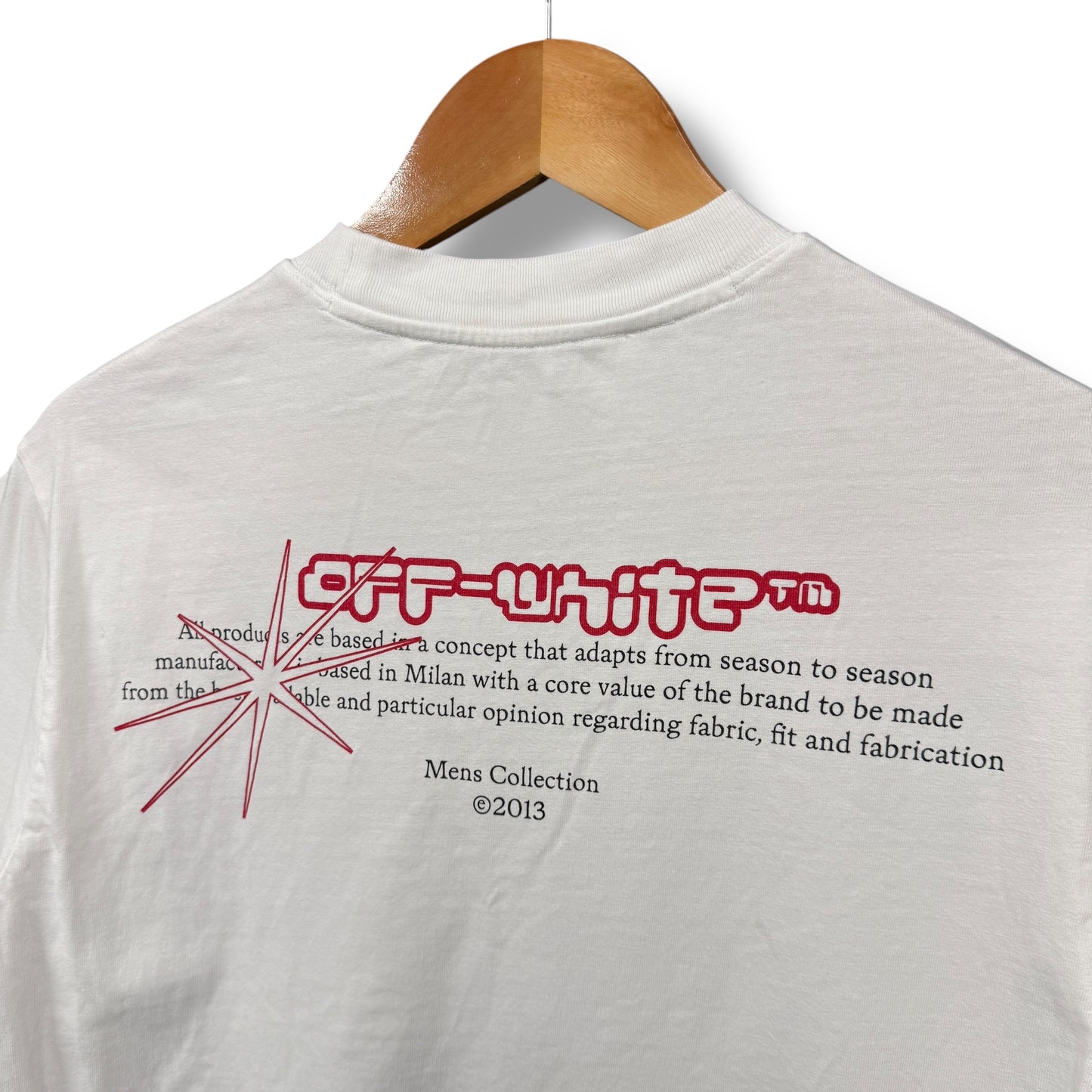 Off-white t-shirt, XS oversized, white