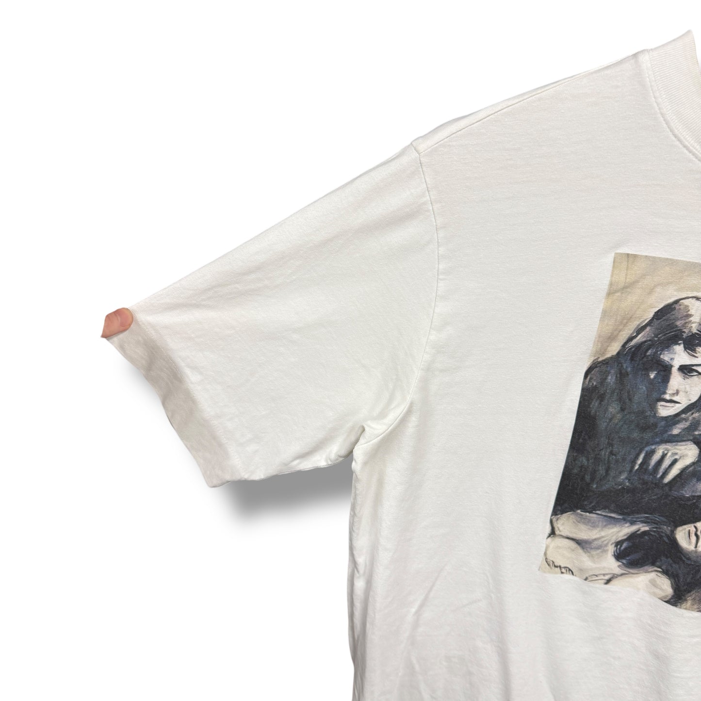 Off-white t-shirt, XS oversized, white