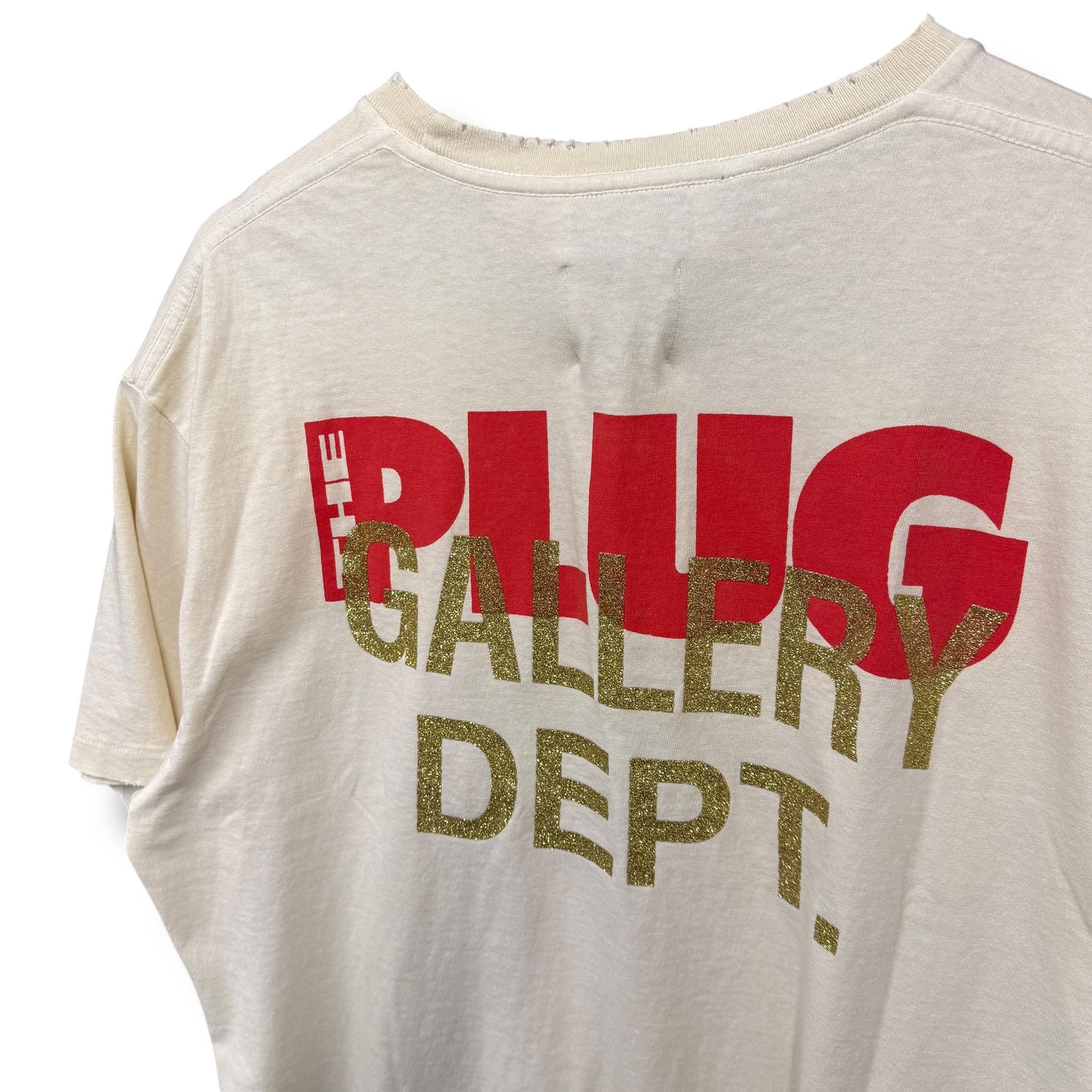 Gallery Dept T-shirt, BNWT oversized large, offwhite