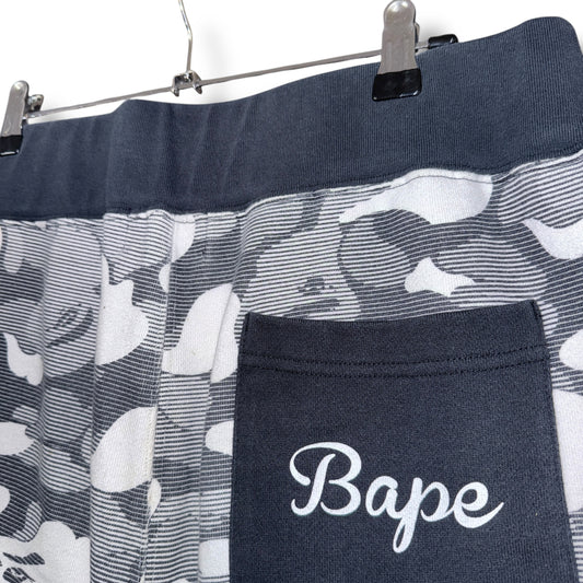 A BATHING APE Joggers, grey, relaxed medium