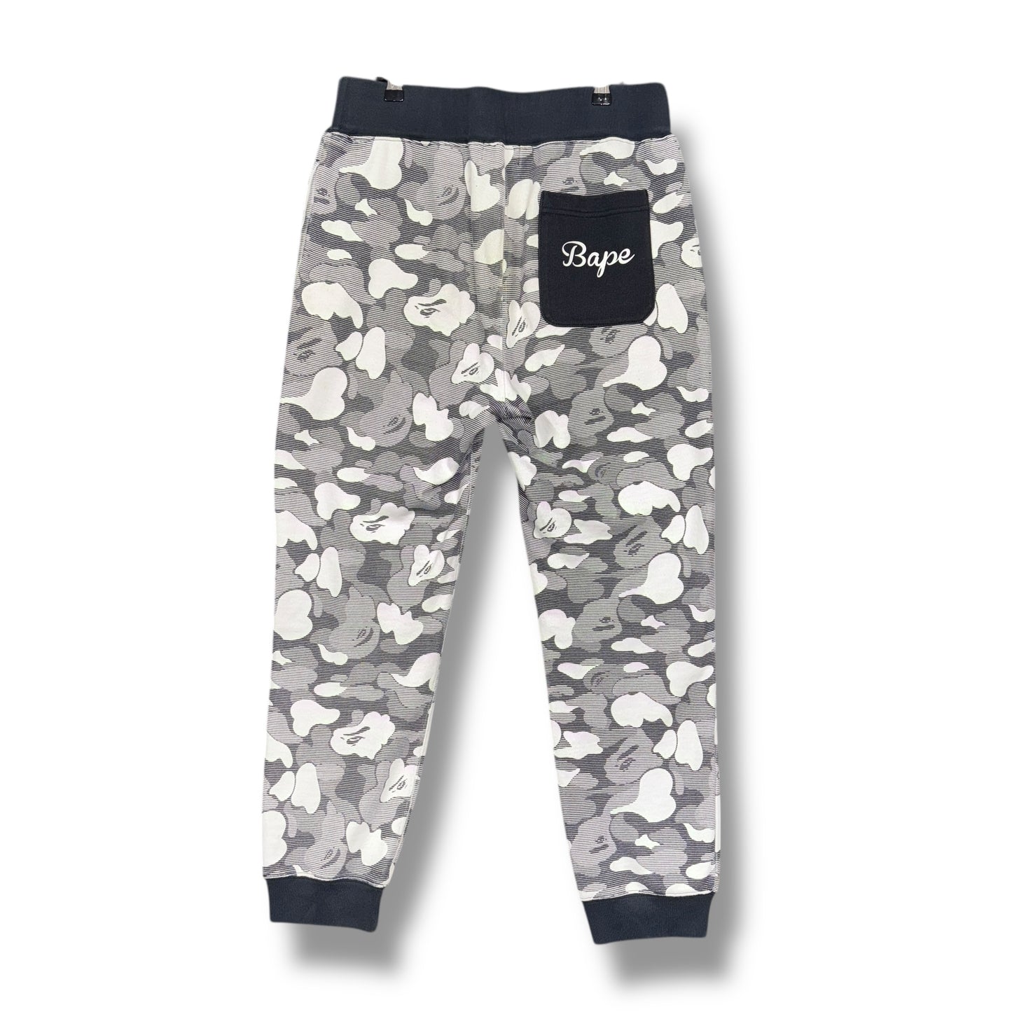 A BATHING APE Joggers, grey, relaxed medium