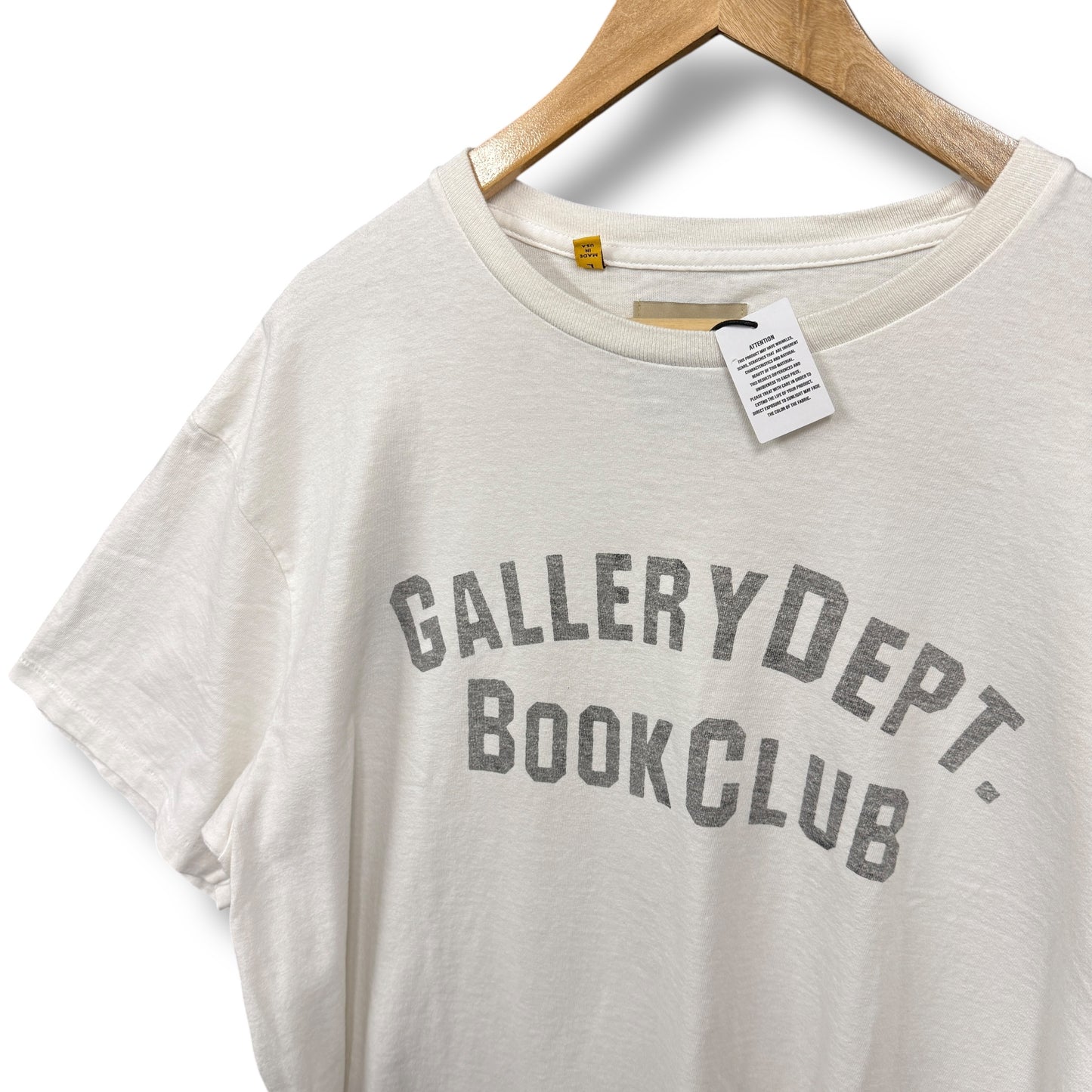Gallery Dept T-shirt, BNWT oversized large, whote