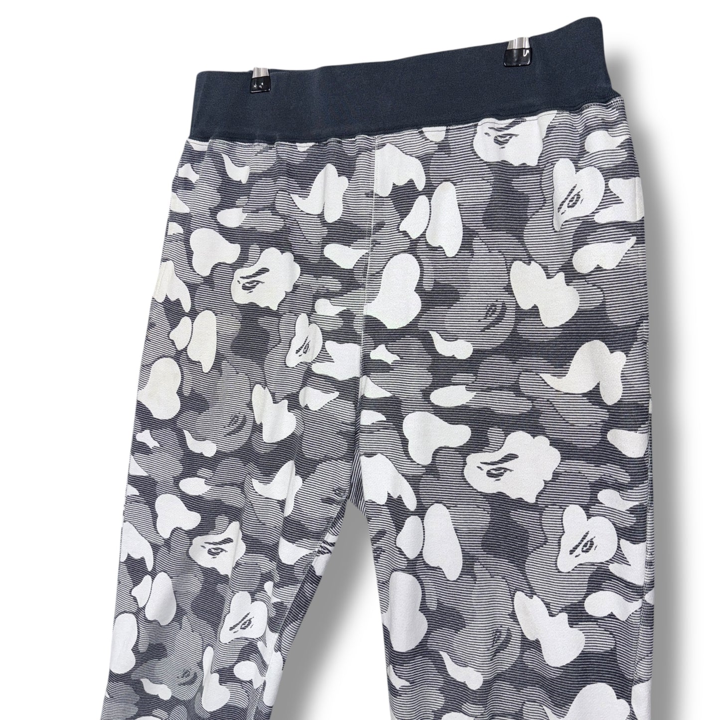 A BATHING APE Joggers, grey, relaxed medium