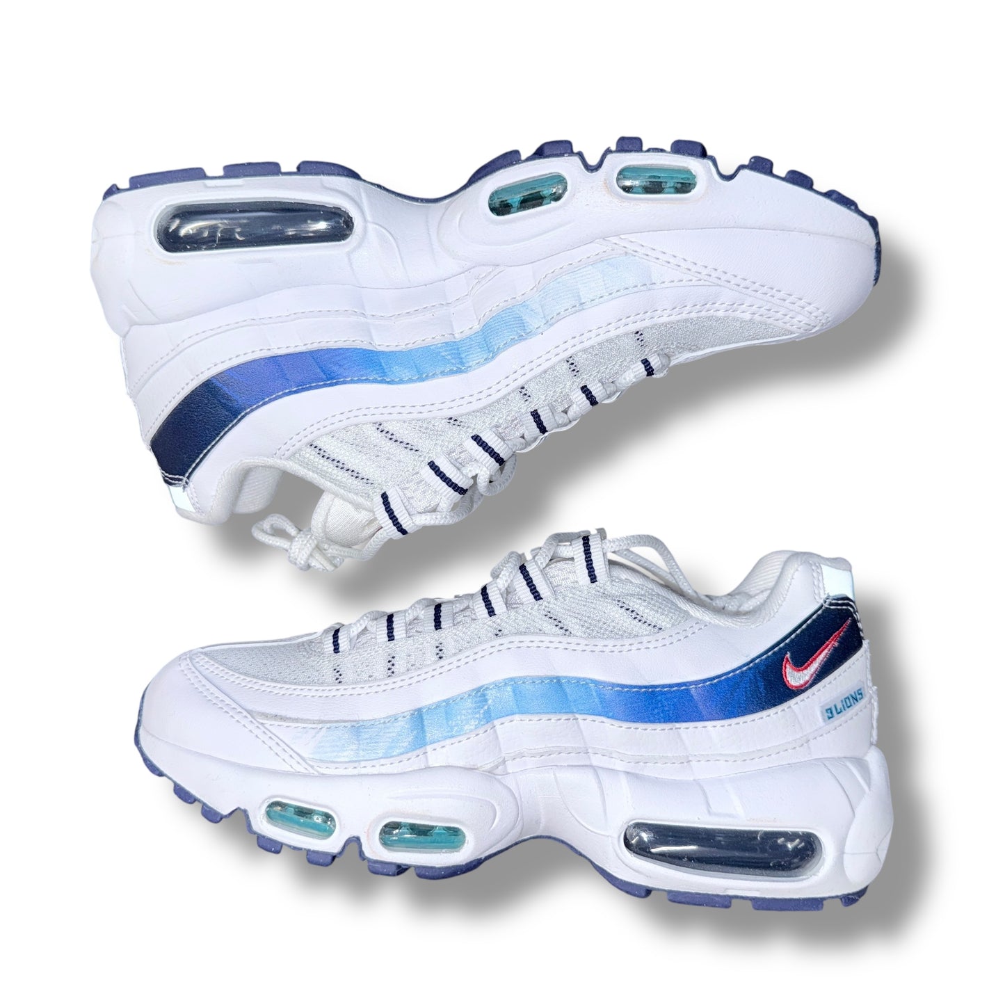 Air Max 95 3 Lions UK 5 EU 38 White Blue