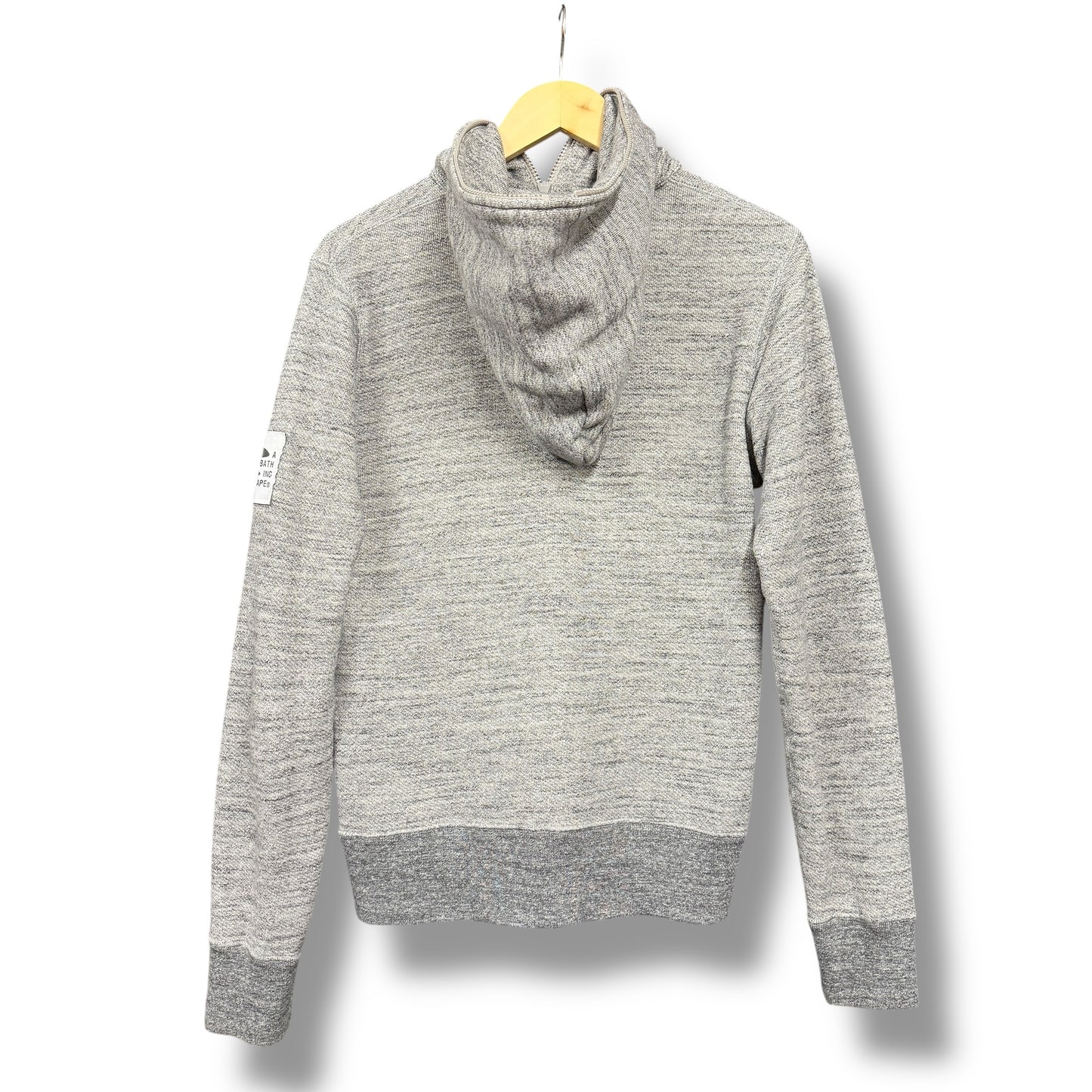 A bathing ape full zip jacket, grey, medium