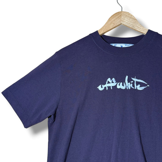 Off-white Graphic T-shirt Navy