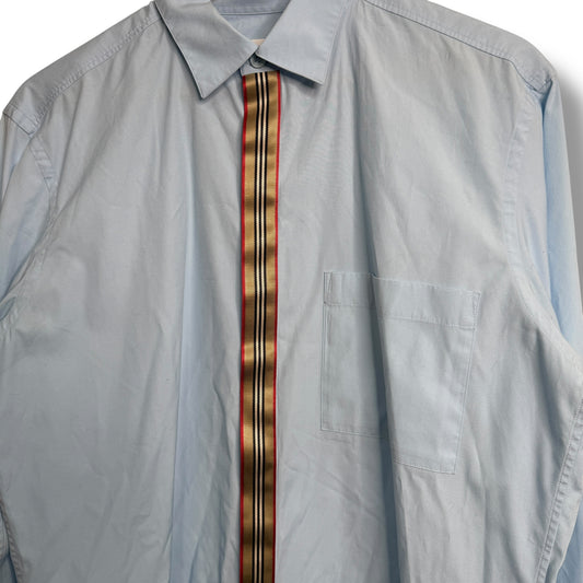 Burberry Long Sleeve T-shirt Blue