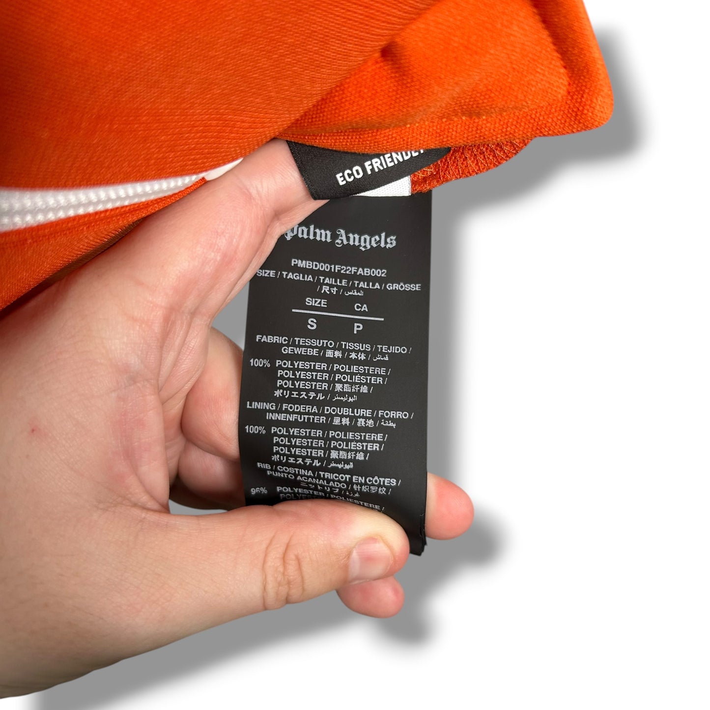 Palm Angels Track Jacket Orange Small